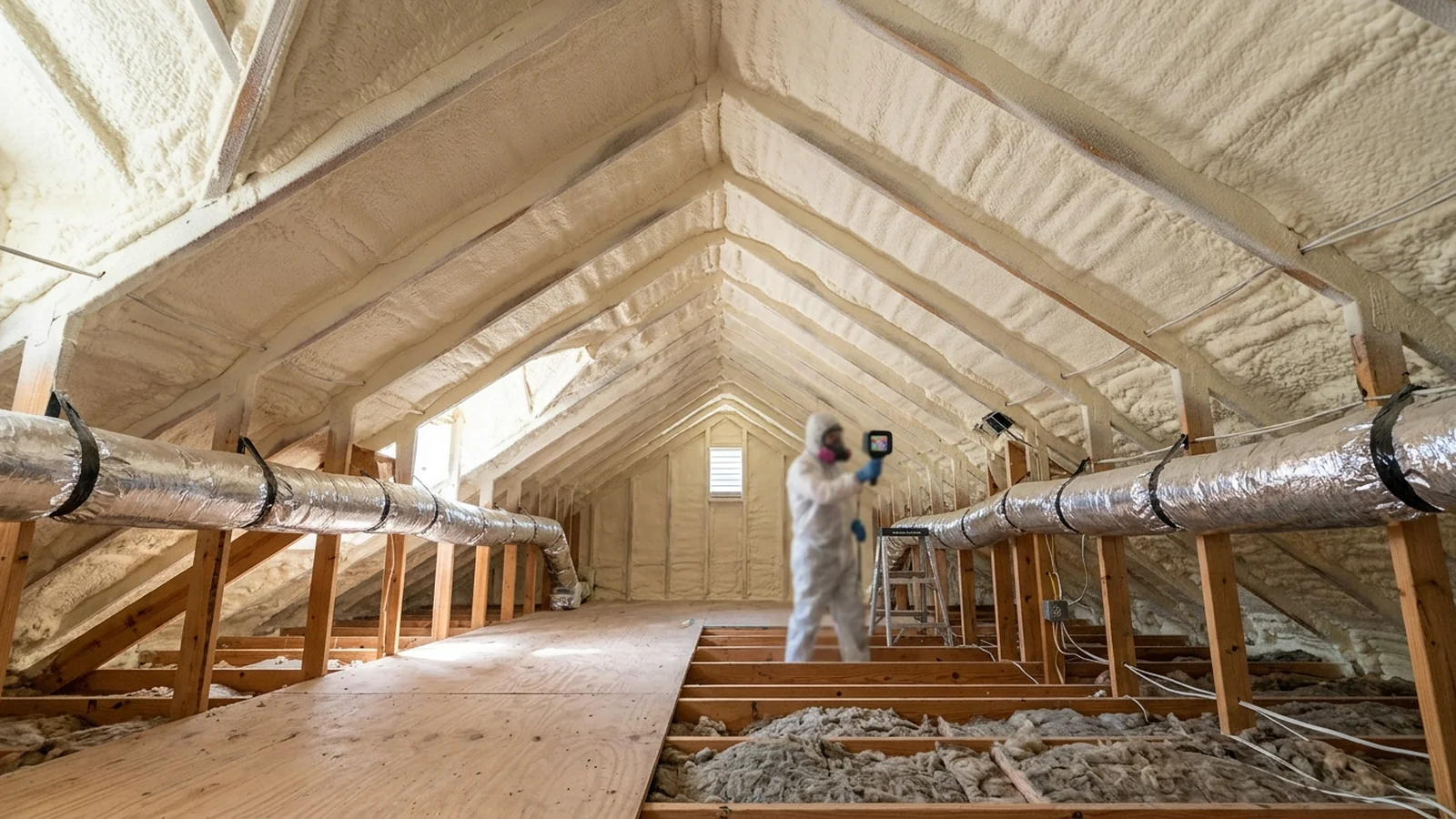 Attic Spray Foam Insulation professional in Savannah